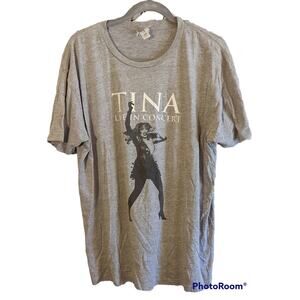 VTG Tina Turner Live In Concert Tour Tee Tshirt Soul Music Singer Licensed XL